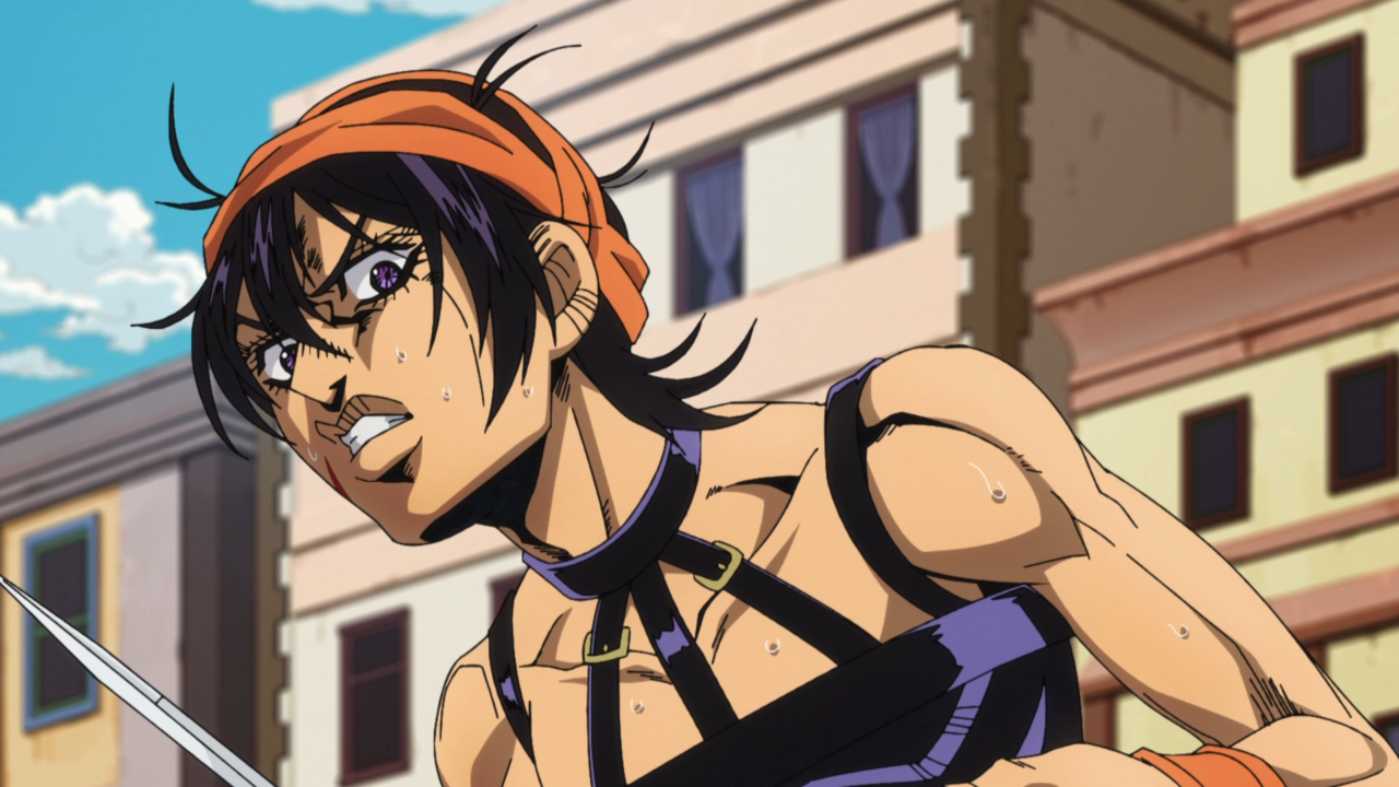 Este é um fantástico cosplay da Narancia Ghirga de JoJo's Bizarre Adventure