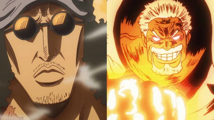 Episódio 1115 de One Piece mostrará Garp enfrentando Kuzan