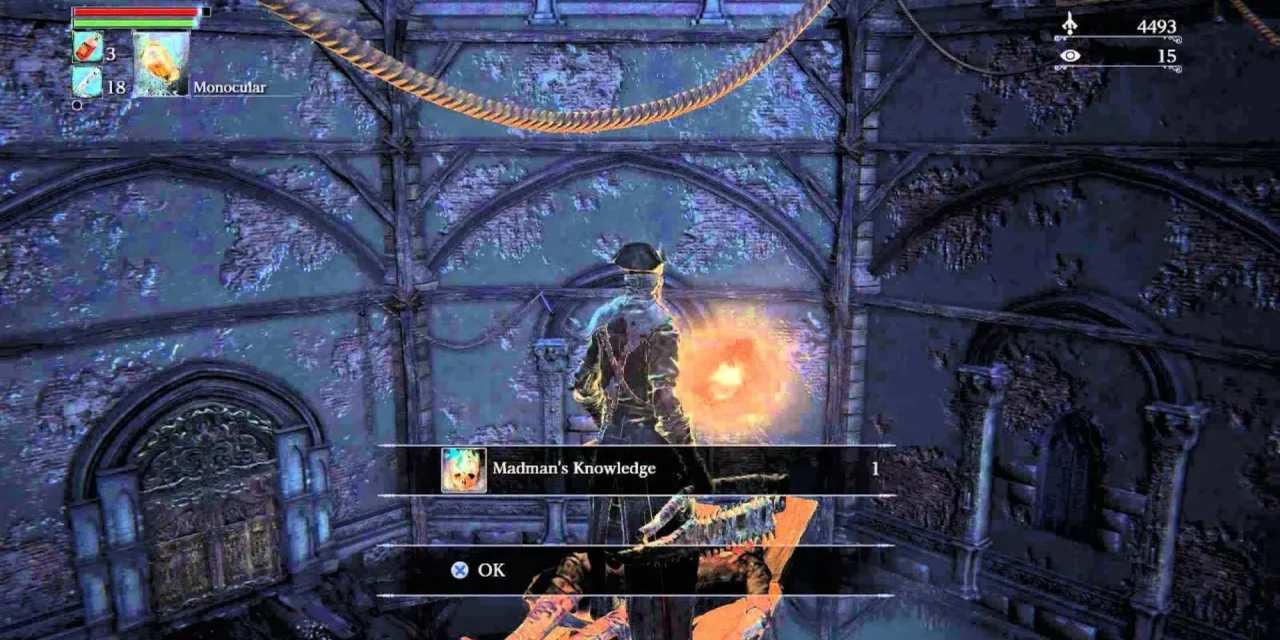 Entenda como funciona a mecânica de discernimento e conhecimento de louco em Bloodborne