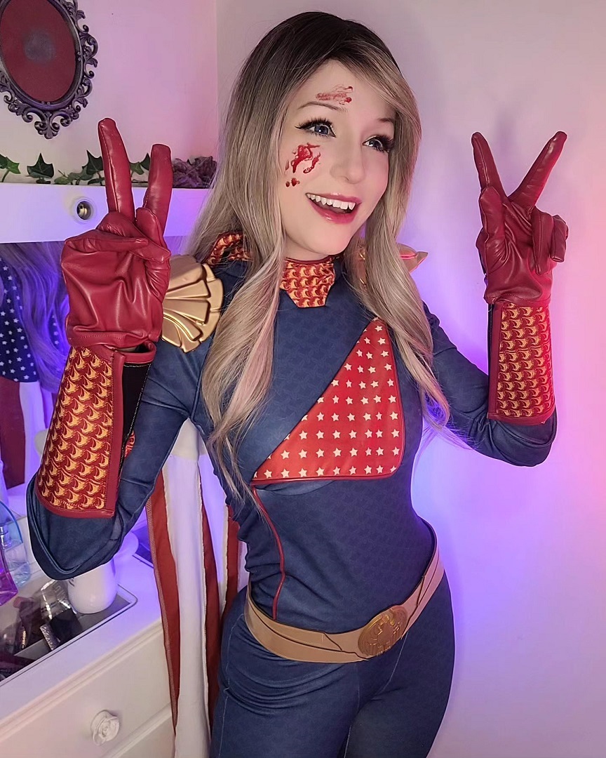 Brasileira Thamy Azevedo fez um cosplay impecável do Capitão Pátria de The Boys