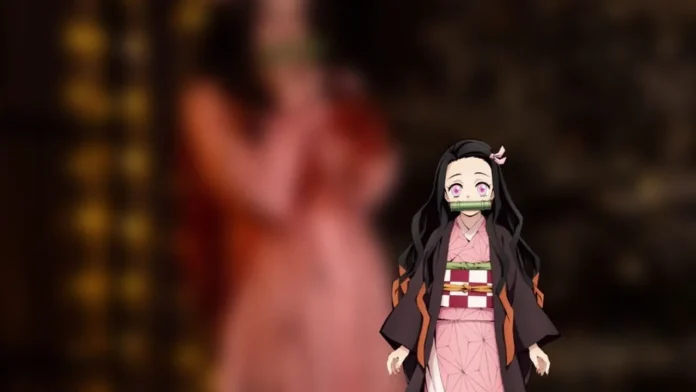 Modelo murrningglow fez um cosplay super fofo da Nezuko de Demon Slayer