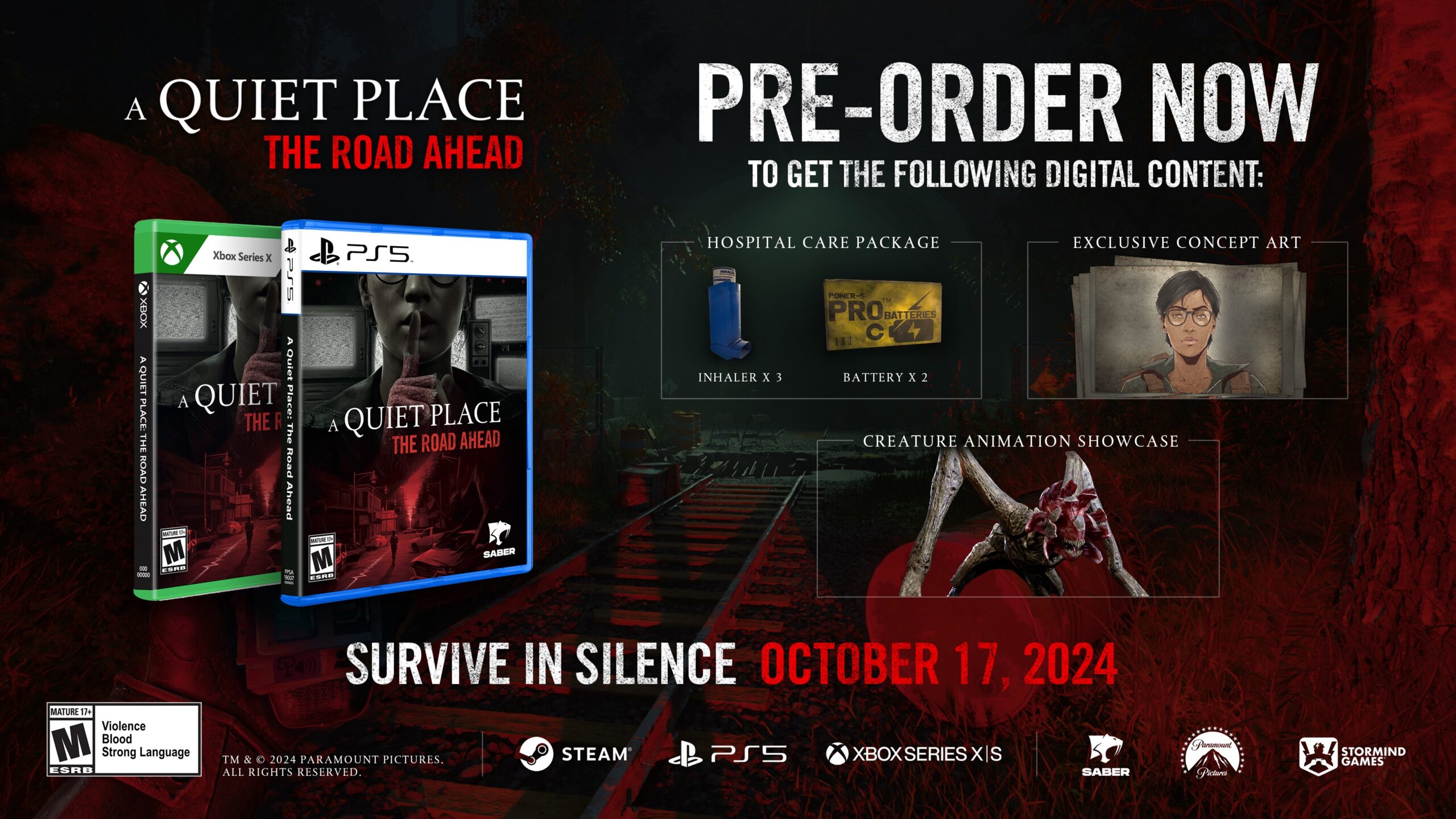 A Quiet Place The Road Ahead Recebe Novos Detalhes De Gameplay AQP Preorder Art Scaled 