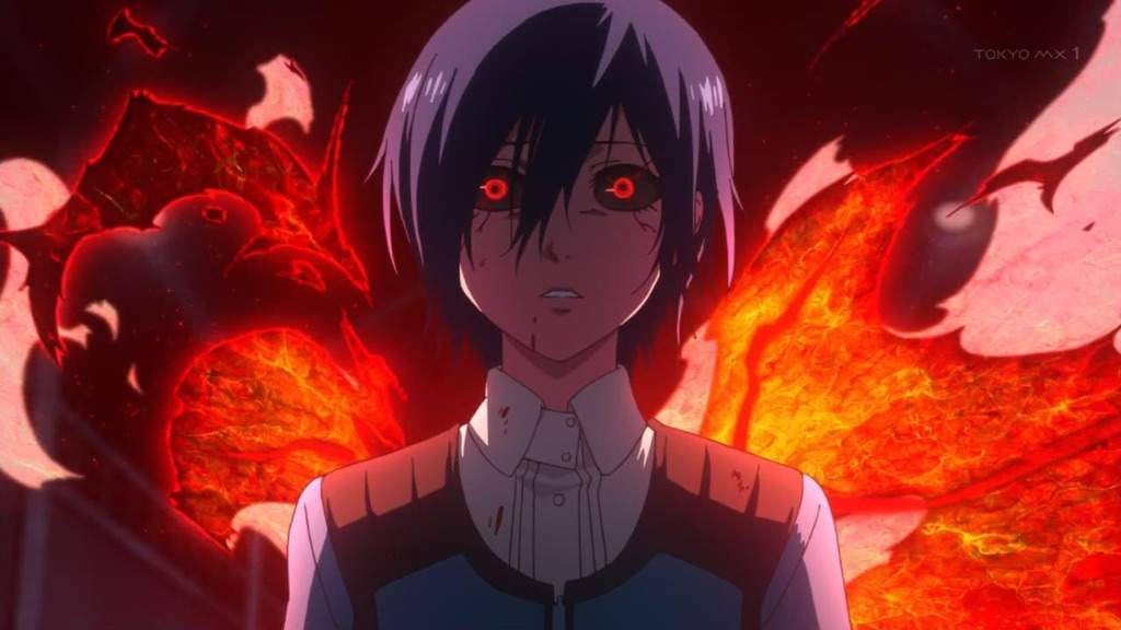 Este é um fenomenal cosplay da Touka Kirishima de Tokyo Ghoul