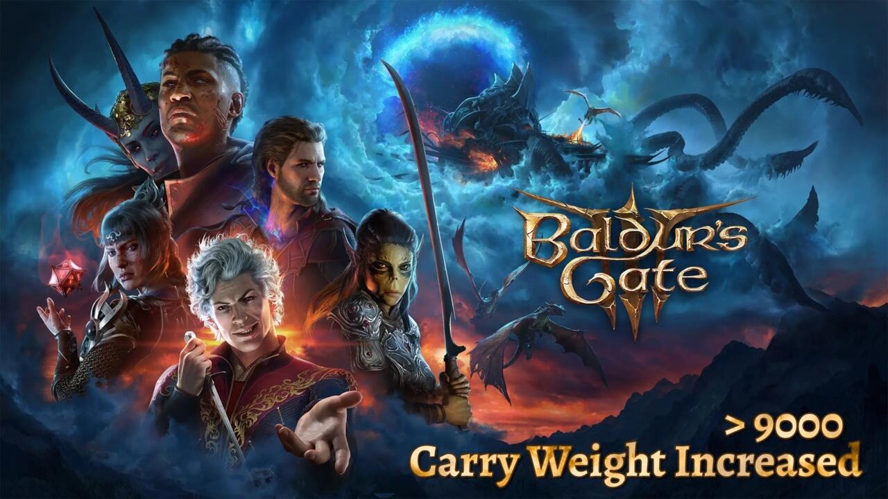 baldur's gate 3 mods weight