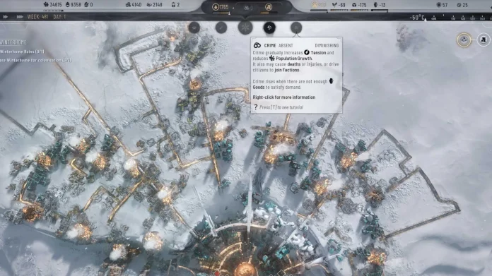 Frostpunk 2 - Como diminuir o crime