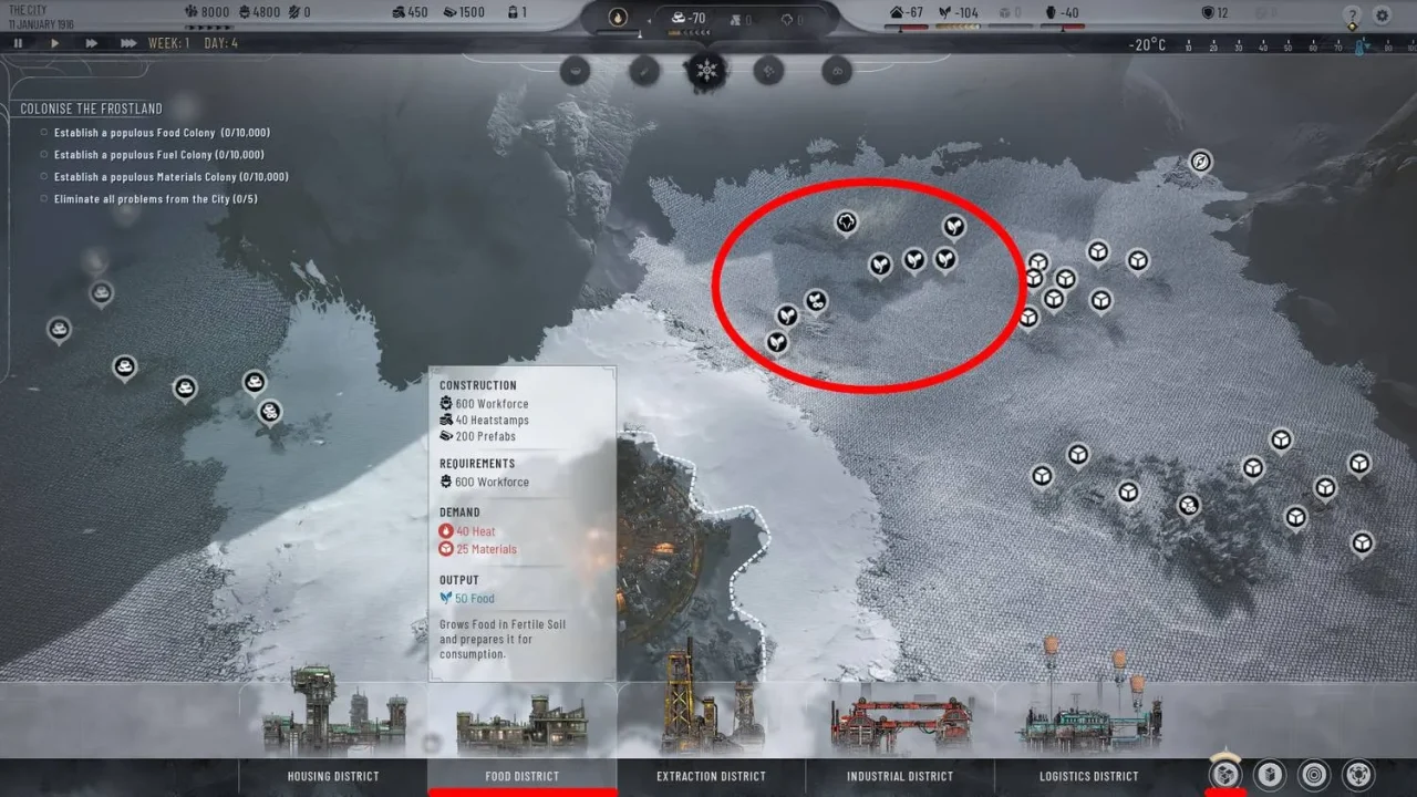 Frostpunk 2 - Como Diminuir a Fome