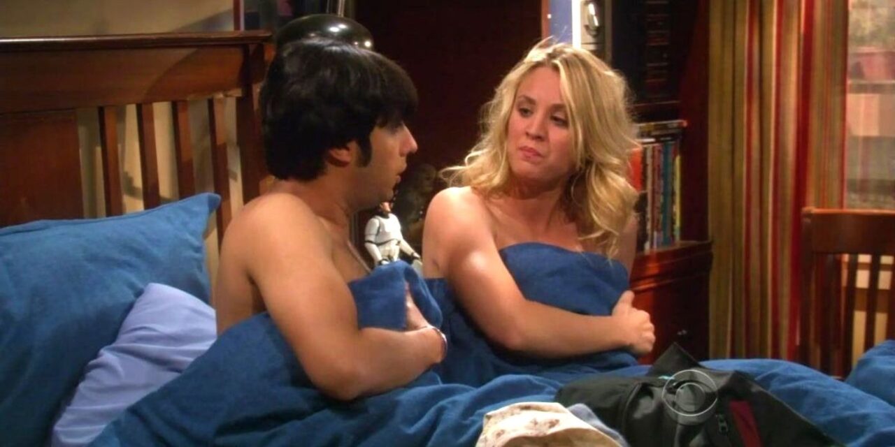 Em qual episódio de The Big Bang Theory Penny e Raj dormem juntos?