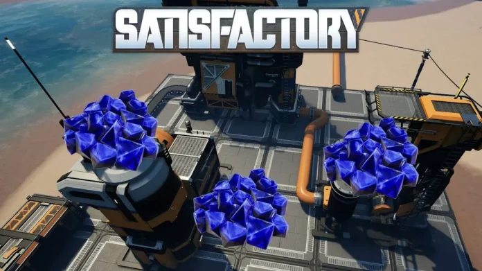 Como obter resina polimérica em Satisfactory