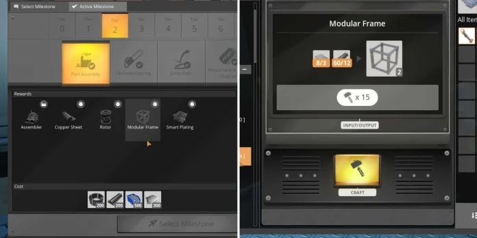 Satisfactory - Como Conseguir Armação Modular