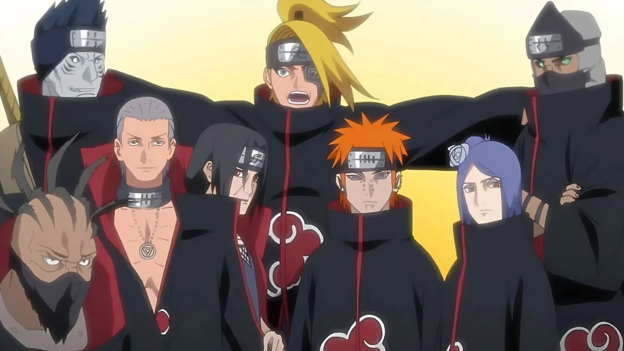 A Akatsuki de Naruto será para sempre o padrão para grupos de vilões de anime