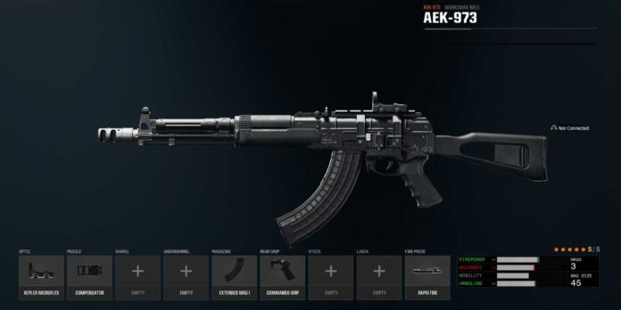 Call of Duty: Black Ops 6 - O melhor loadout para a AEK-973