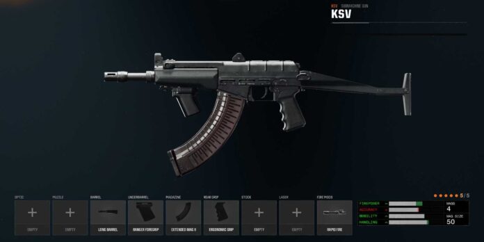 Call of Duty: Black Ops 6 - O melhor loadout para a KSV