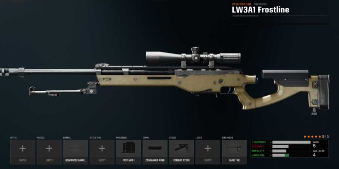 Call of Duty: Black Ops 6 - O melhor loadout para a LW3A1 Frostline