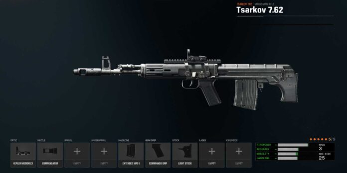 Call of Duty: Black Ops 6 - O melhor loadout para a Tsarkov 7.62