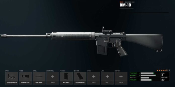 Call of Duty: Black Ops 6 - O melhor loadout para o DM-10