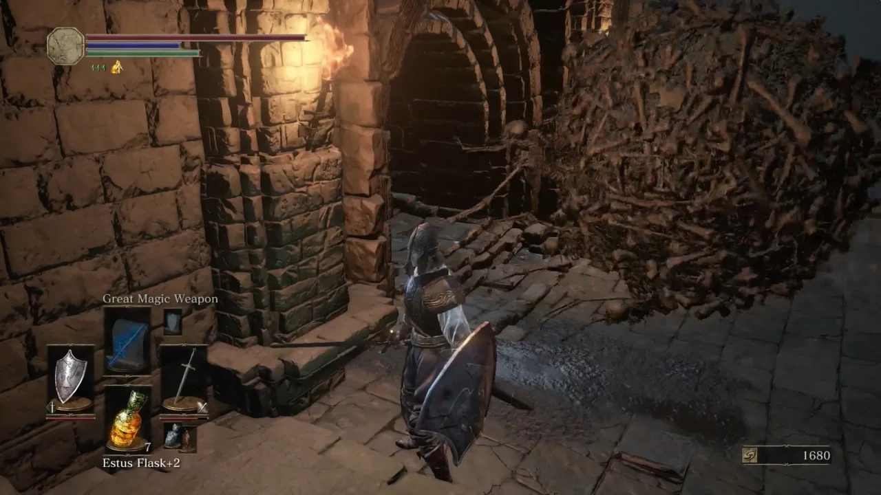 Dark Souls 3 Detonado - Catacumbas de Carthus