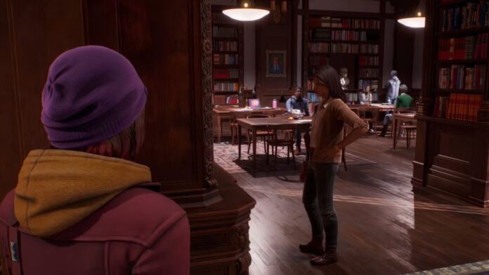 Life is Strange: Double Exposure - Como arrombar o armário de livros