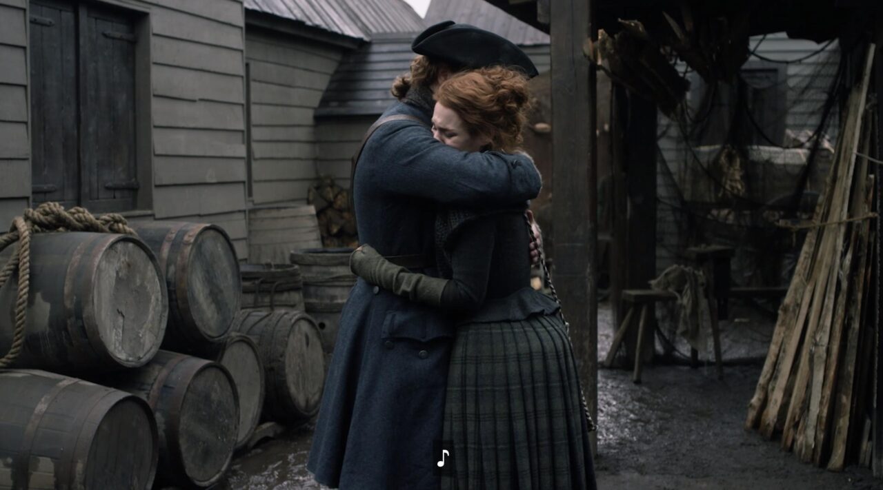 Em qual episódio de Outlander Jamie conhece Brianna?