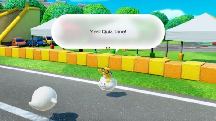 Super Mario Party Jamboree - Respostas do Quiz do Lakitu (Autódromo Lança-Dados)