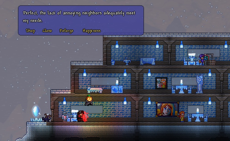 felicidade terraria