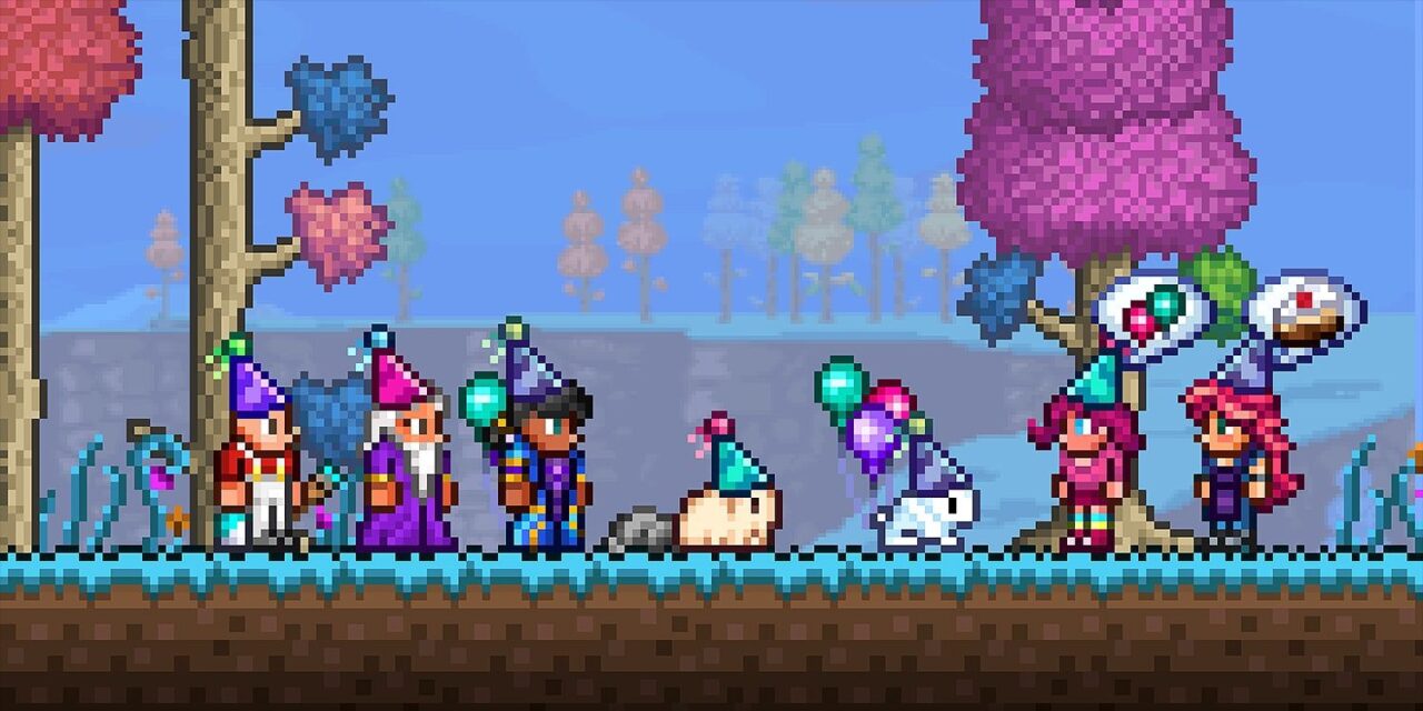 garota da festa terraria