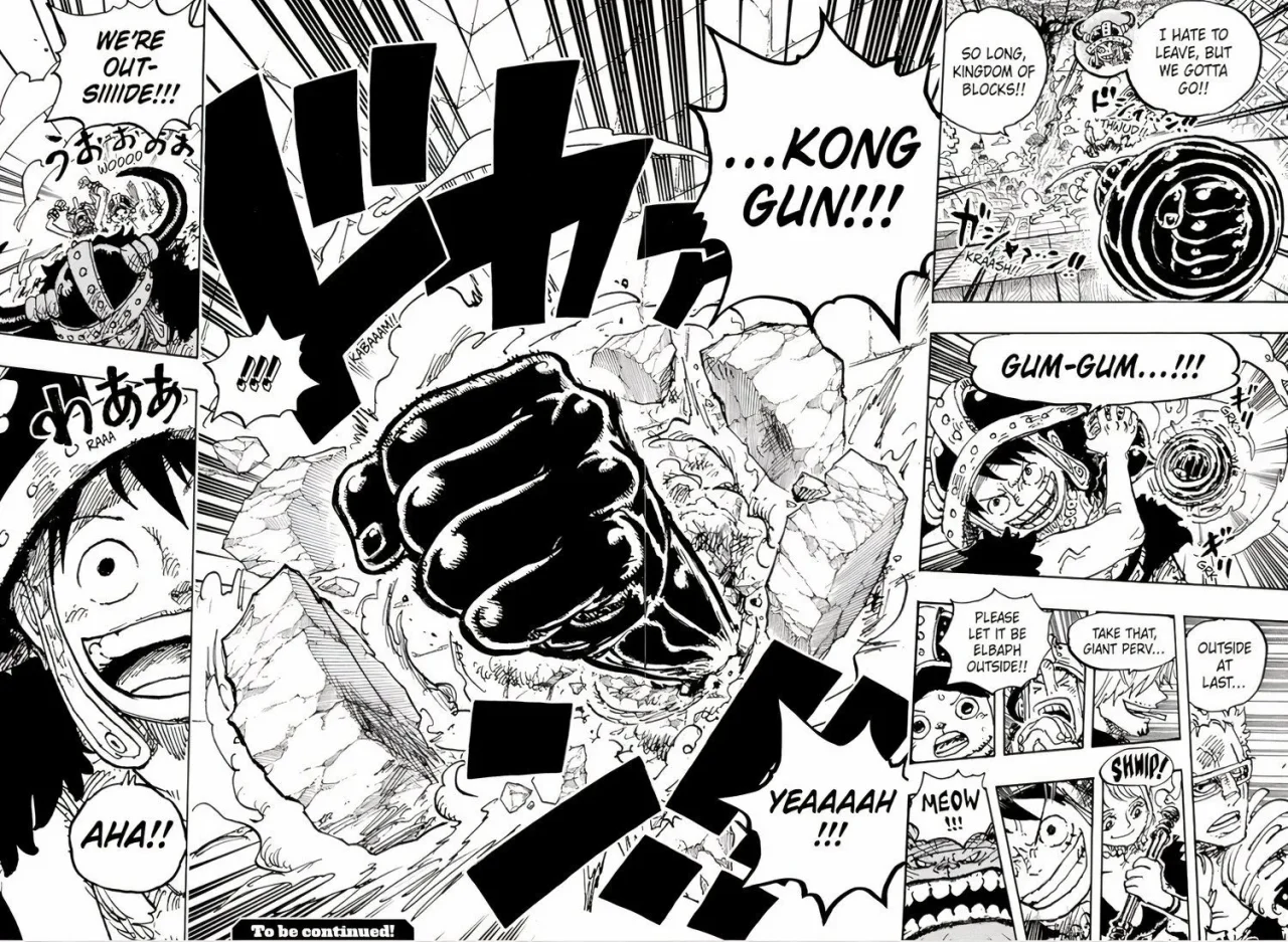 Luffy já provou que é muito mais forte que os gigantes mais fortes de Elbaf