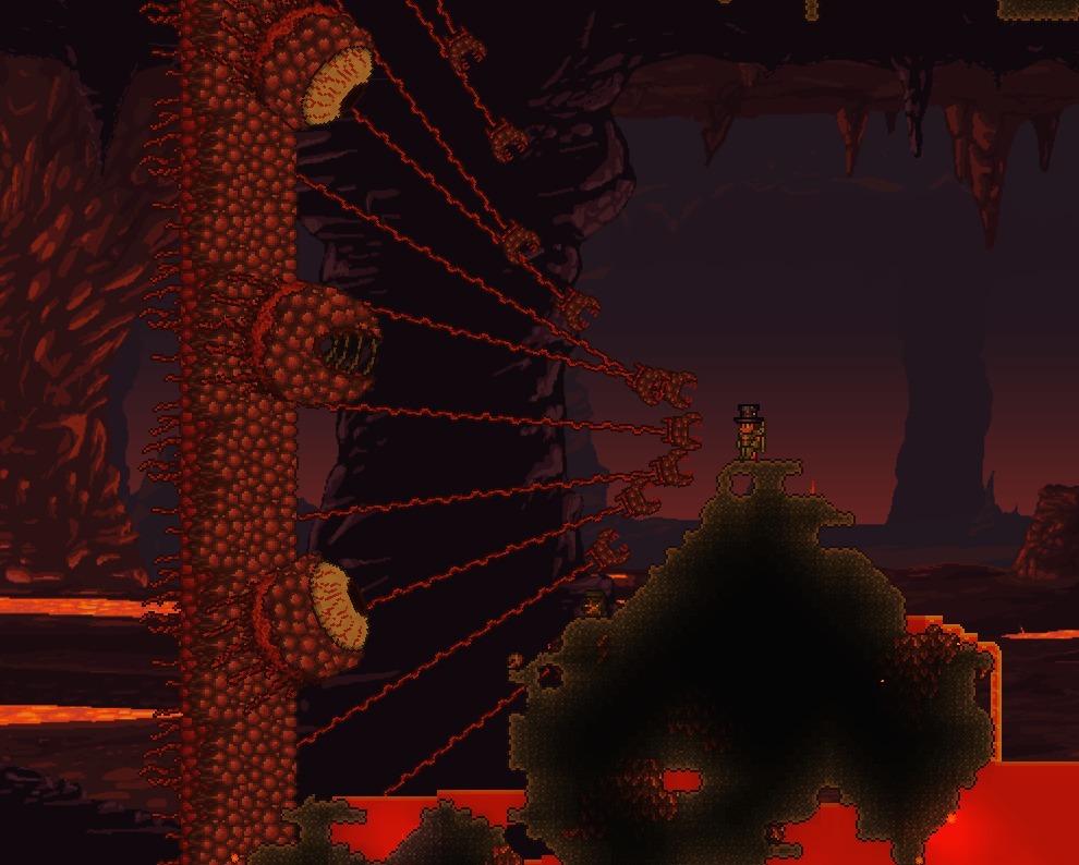 parede de carne terraria