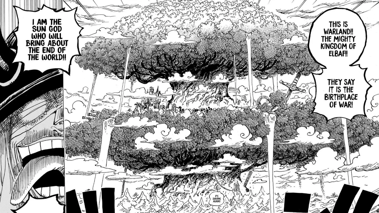 One Piece 1131 revela a verdadeira natureza da Árvore do Tesouro de Adam 