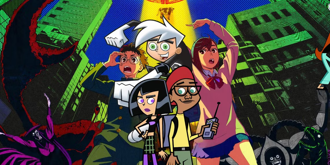 Danny Phantom e Dandadan colidem no melhor crossover de anime em 2024