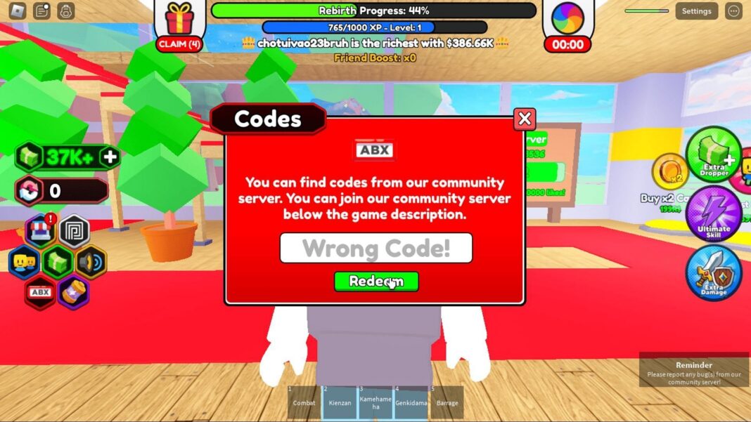 Roblox Anime Power Tycoon - Códigos de itens grátis (Novembro 2024 ...