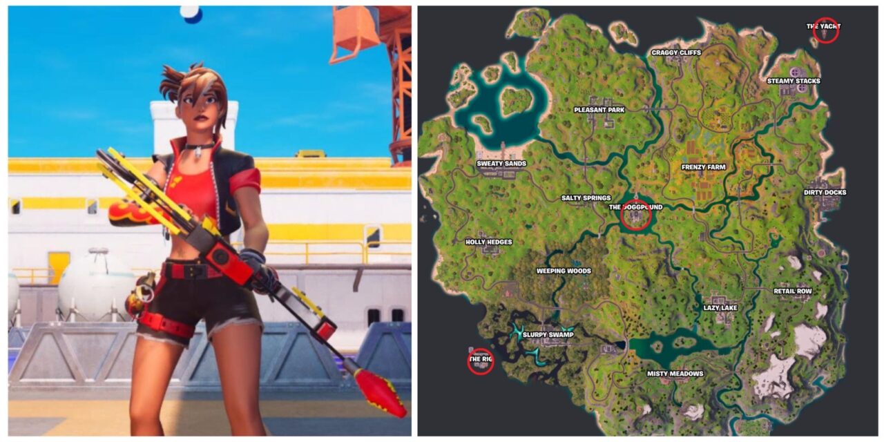 Localização das Escotilhas e Chefes Correspondentes em Fortnite Remix