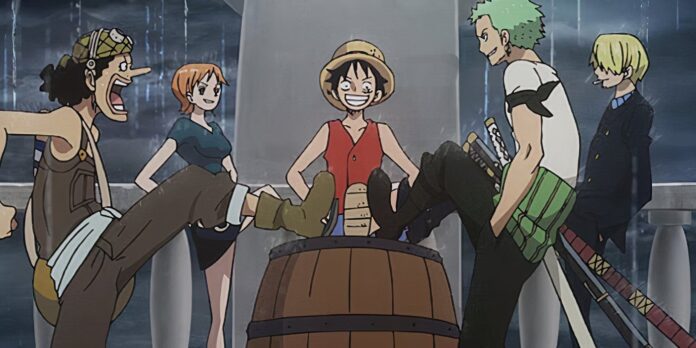 One Piece - Em qual episódio os Chapéus de Palha entram na Grand Line?