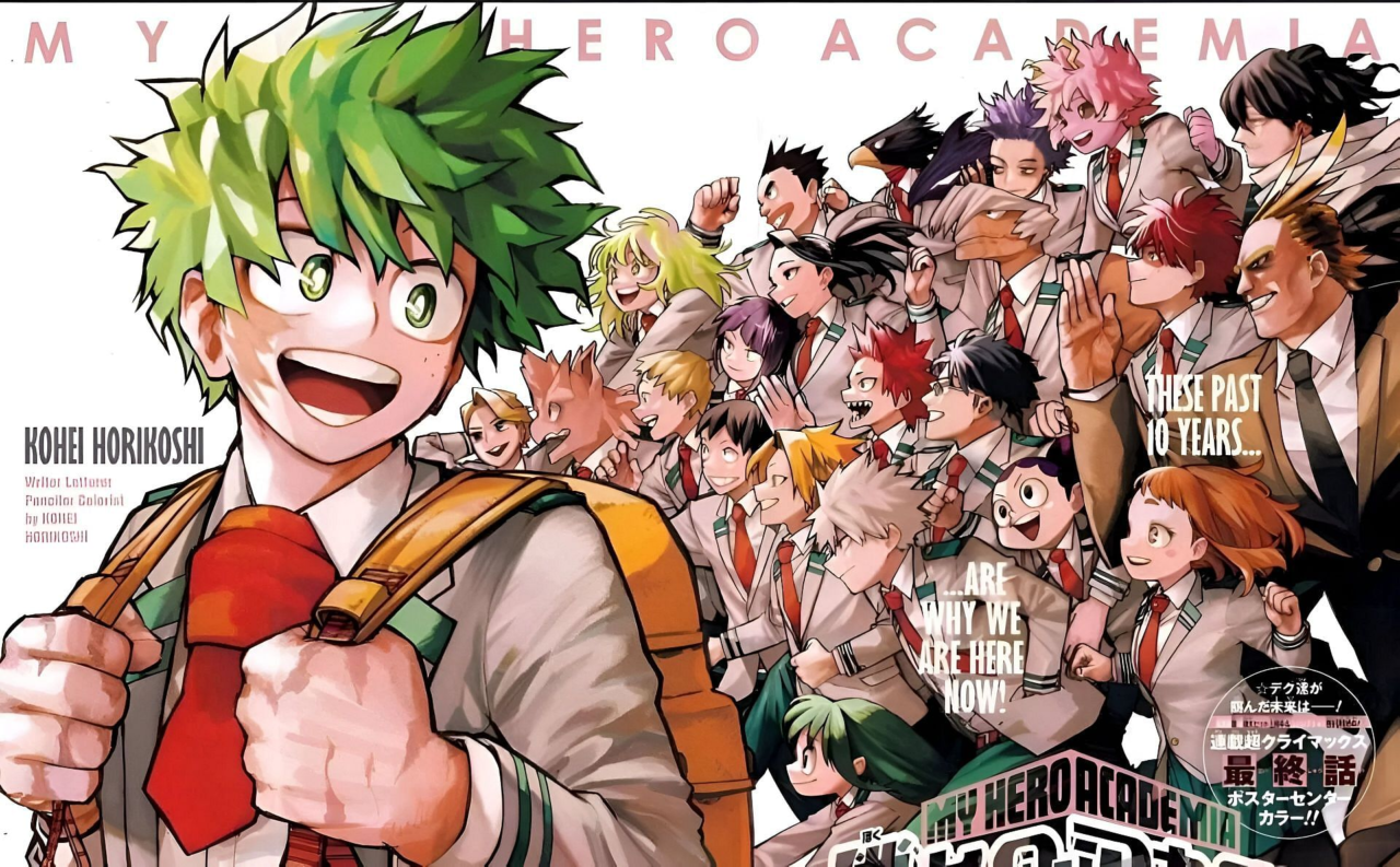 Volume 42 de My Hero Academia prova que os amigos de Deku nunca o abandonaram