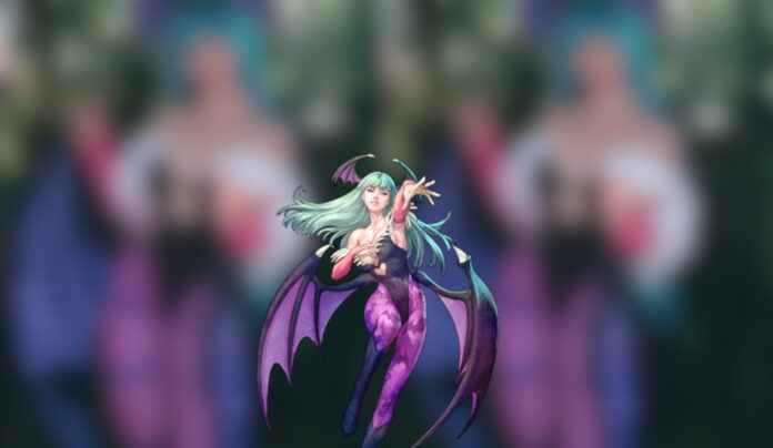 Modelo Caytie vai hipnotizar você com esse cosplay da Morrigan Aensland de Darkstalkers