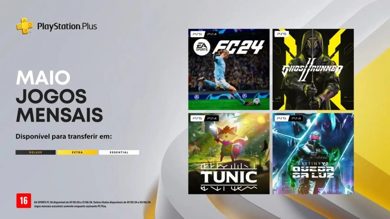 Todos os Jogos da PS Plus Essencial em 2024