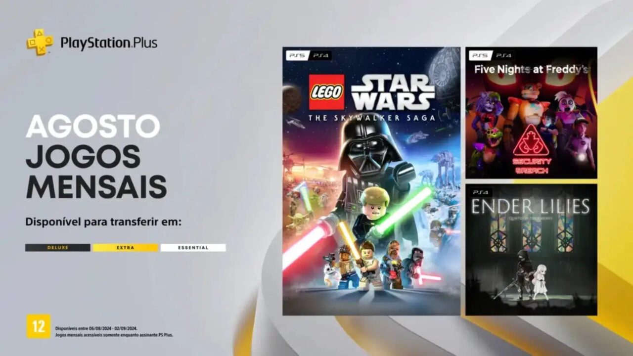 Todos os Jogos da PS Plus Essencial em 2024