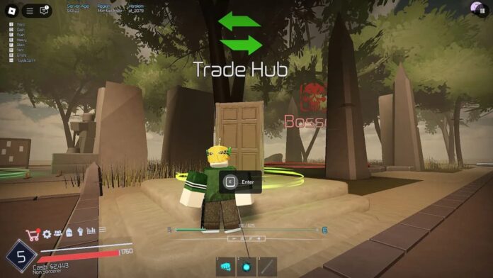 Roblox Jujutsu Infinite - Como trocar itens