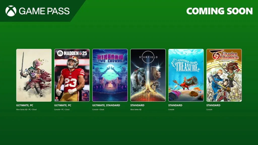 Avowed e mais novidades chegam ao Xbox Game Pass em fevereiro