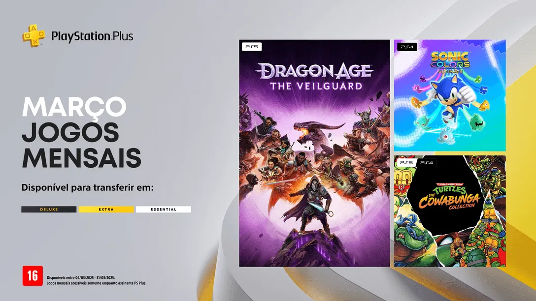 Dragon Age: The Veilguard é o grande destaque do PlayStation Plus em março