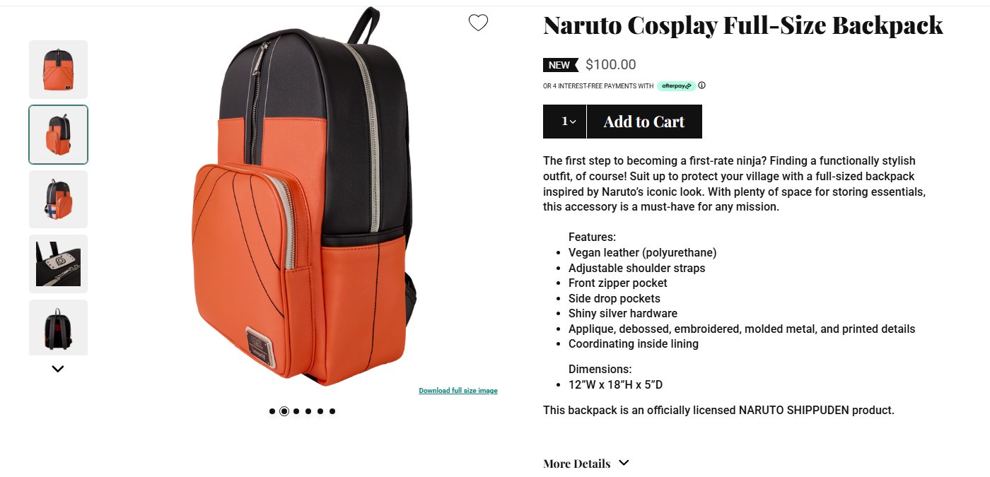 Loungefly lança colaboração de bolsas com Naruto