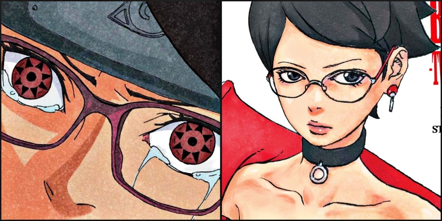 Boruto TBV 20 revela o visual de Sarada com o Mangekyo Sharingan no ...