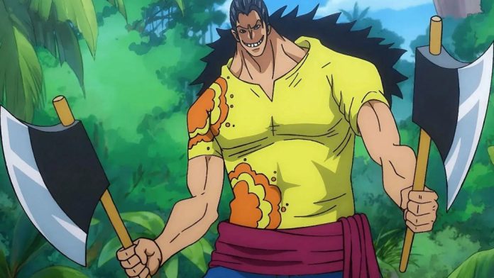 Gaban de One Piece prova porque ele é a mão esquerda do Rei dos Piratas