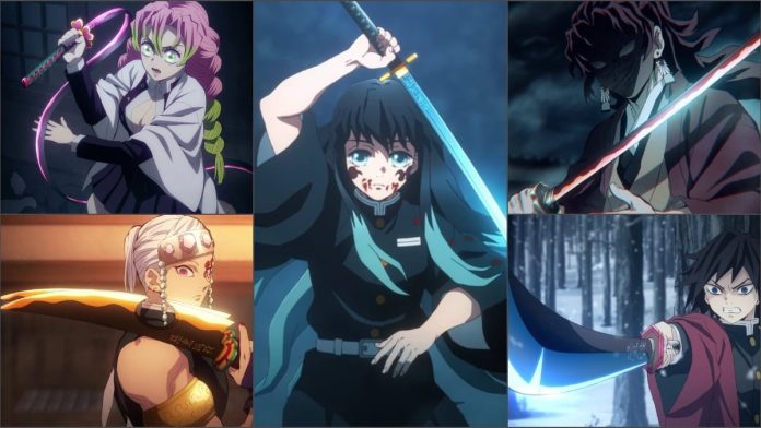 As 14 Cores das Espadas de Demon Slayer e seus Significados