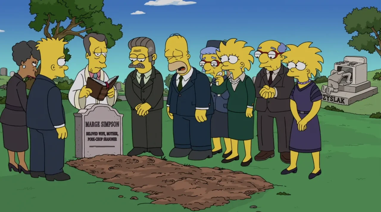 Marge Simpson realmente morre no final da 36ª temporada de Os Simpsons?