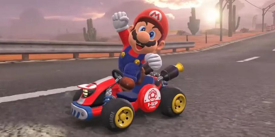 Métodos para desviar dos cascos azuis em Mario Kart World