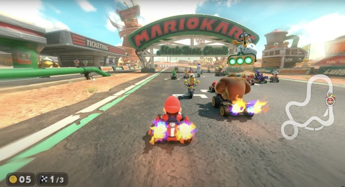 Mario Kart World - Como ganhar impulso no início da corrida