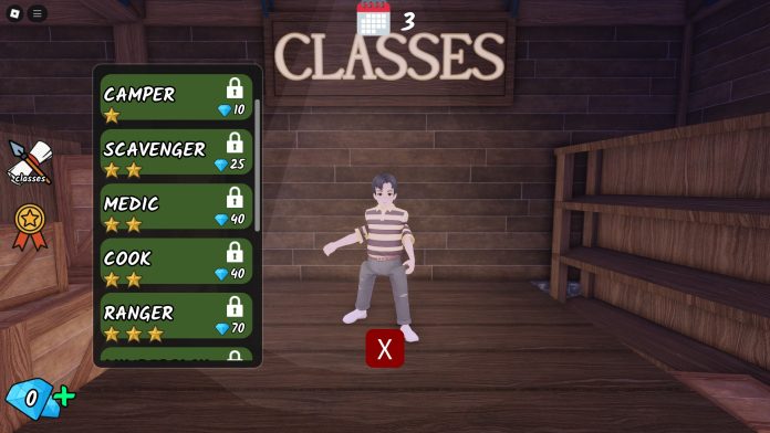 Melhores Classes (Lista de Tiers) de Roblox 99 Nights in the Forest