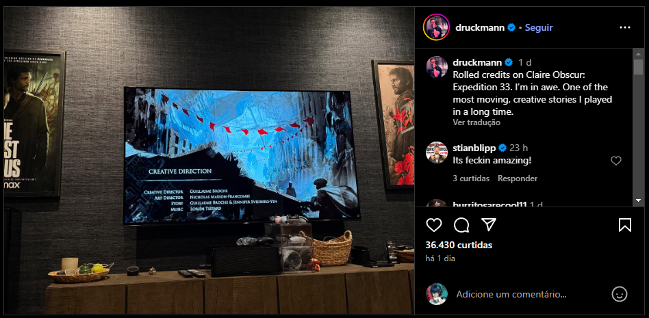 Neil Druckmann elogia Clair Obscur Expedition 33 