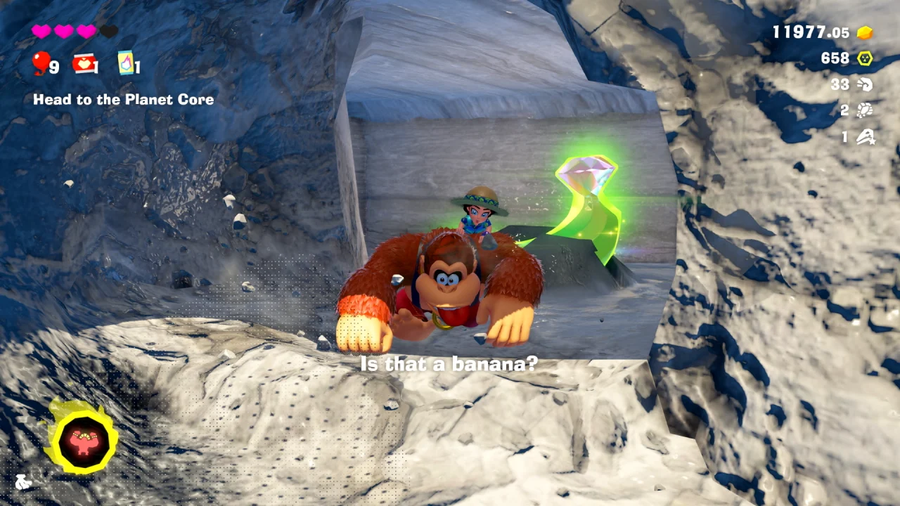 Donkey Kong Bananza - Todas as bananas na Camada da Lagoa