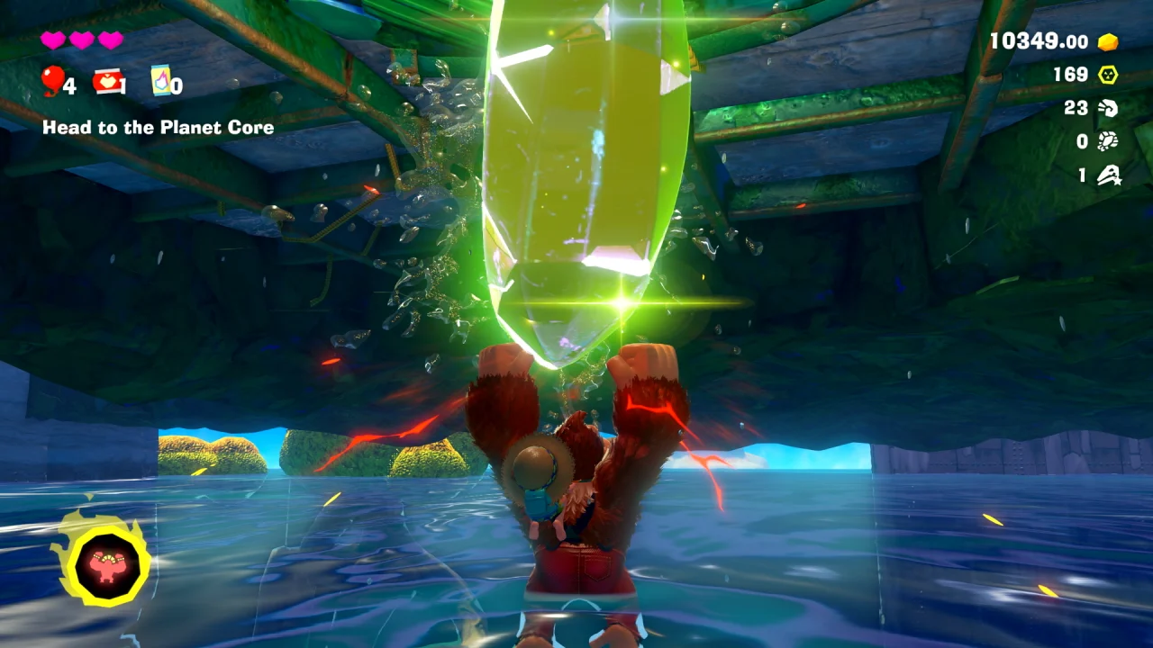 Donkey Kong Bananza - Todas as bananas na Camada da Lagoa